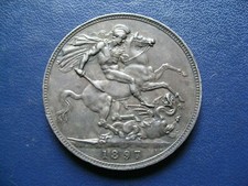 1897 LX Victoria Silver Crown