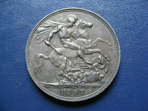 1897 victoria silver crown - victoria,