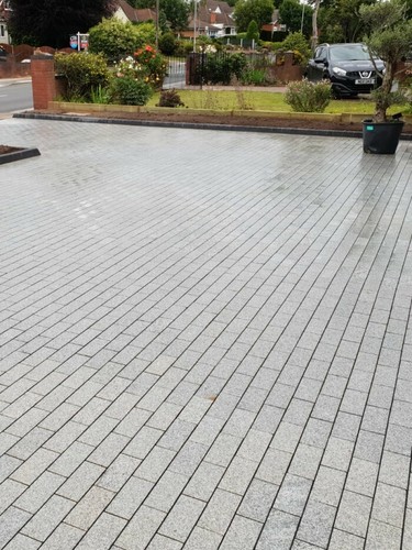 Silver grey granite sawn - silver,