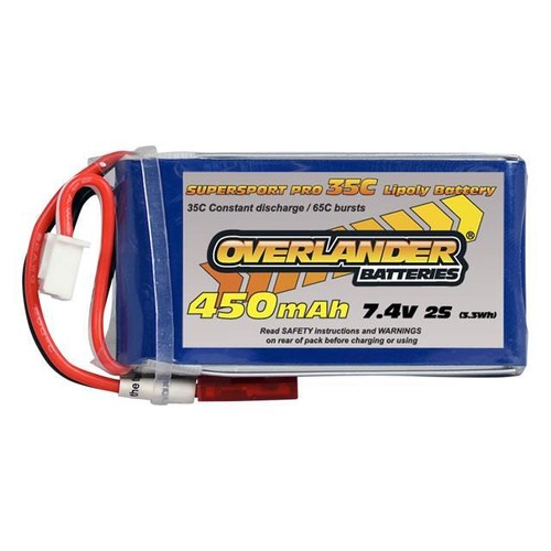 Overlander 450mah 2s 35c - 7.4v,