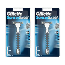 2x Gillette Sensor Excel Razor