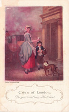 POSTCARD - CRIES OF LONDON - DO YOU WANT ANY MATCHES -  C W FAULKNER & CO