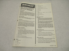 1990 Quicksilver Service