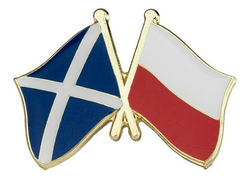 Poland scotland badge - badge, pin