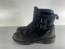 Ecco Girls Black Leather Side