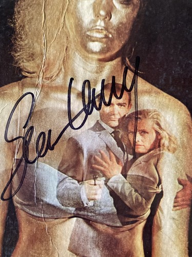 Sean connery signed gold - signed,
