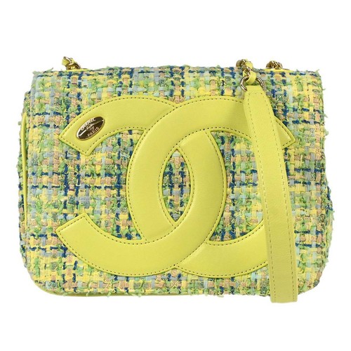 Chanel green tweed mania - tweed,