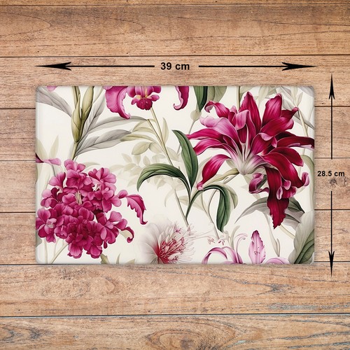 Flowers glass chopping board - board,