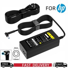 For HP 45W Blue Tip Laptop Adapter Charger 19.5V 2.31A & Power Lead Charger Plug