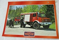 Trucks Maxi Card Fire Engine - 1978 Mercedes-Benz Unimog U1300L