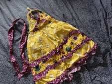 Jelly The Pug Sleeveless Floral Ruffle Dress Size 7 Years