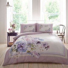 Duvet Cover Set 100% Cotton Arley by Appletree in Mauve