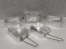 Genuine British Army Military Mess Tins Set - Camping - Cooking - Cadet - NEW