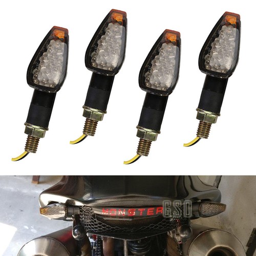 12v motorcycle amber smoke - 12v,