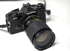 Olympus OM-4 Black SLR Classic Manual Camera Body *Needs Repair* and Lens