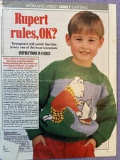 🧶Rupert Bear Knitting
