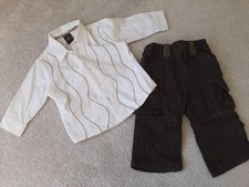 EUC Baby Boys NEXT Formal Shirt & Trousers WEDDING PARTY 6-9m 74 20lbs 10kg