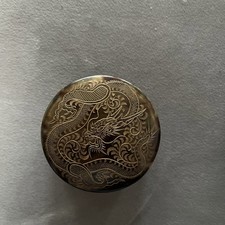 ANTIQUE SNUFF BOX WITH TORTOISE SHELL EFFECT MYTHICAL 