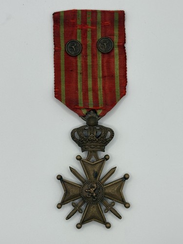 Belgian croix guerre medal - guerre,