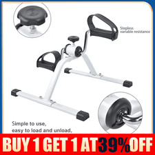 Arm/Leg Mini-Exercise Resistance Bike Pedal Fitness/Workout Seated/Under Desk UK