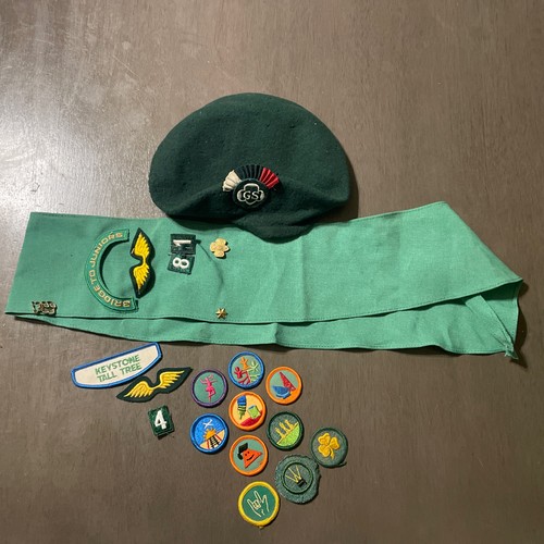 Vintage girl scout badges pins - vintage,