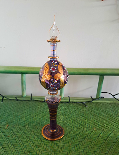 Egyptian hand blown amethyst - ,