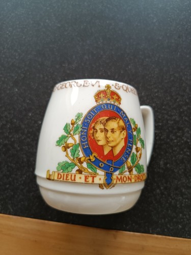 Vintage 1937 coronation mug - 1937,