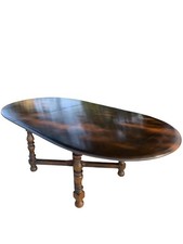 ERCOL WOBURN MODEL 705 OLD COLONIAL ELM EXTENDING DINING TABLE