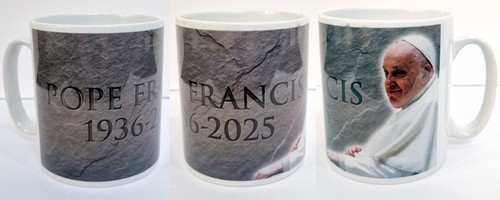 Pope francis tribute mug - pope,