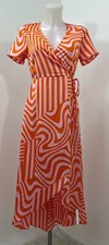 Ladies New Ex New Look Satin Animal Print Dip Hem Dress size  8 10 12 14 16 18