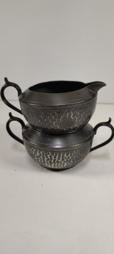 Set roundhead pewter - set, bowl