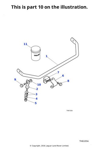 Jaguar genuine locking nut - genuine,