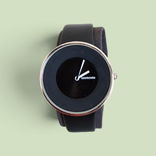 Lambretta leather strap watch - leather,