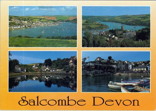 Postcard salcombe devon - h,
