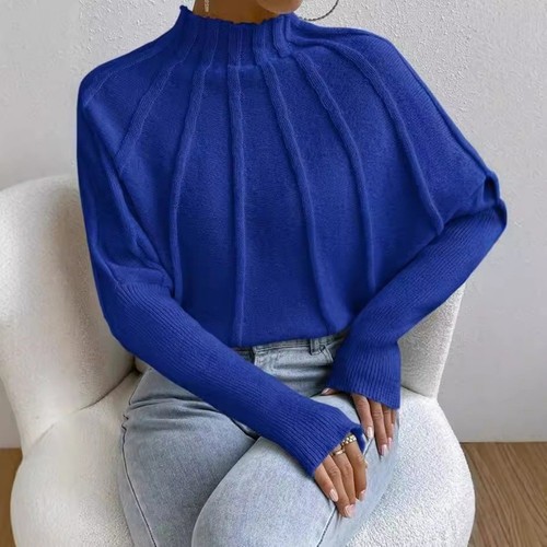 Polyester womens knit sweater - polyester,