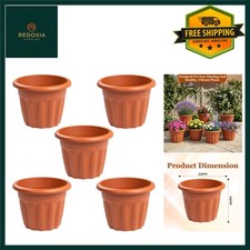 Terracotta Style Plastic Round