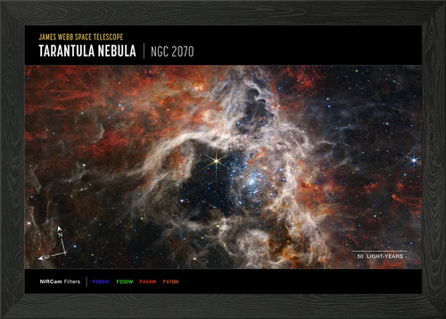 Tarantula nebula frame - frame, framed