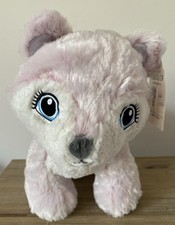 Build a Bear Pink Frost Fox Plush Soft Toy Cuddly Teddy Stuffed Animal BABW Tags