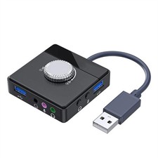 USB Sound Adapter Stereo Sound