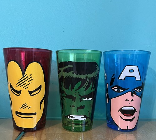 Marvel comics glassware set - comics,
