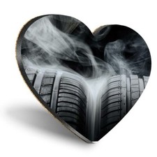 Heart MDF Coasters - Racing
