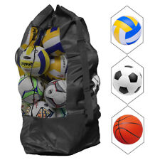 Ball Carry Bag Mesh Football Bag Soccer Carrying Sack Basketball Storage Bag