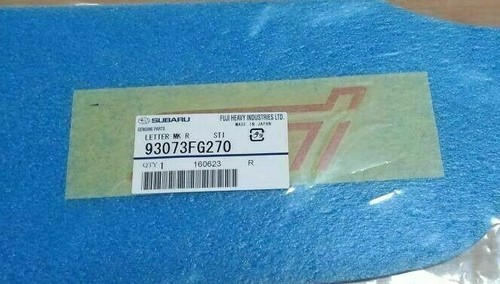 Subaru sti rear emblem - subaru, badge