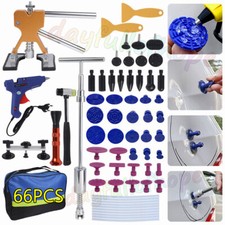 66PCS PDR Car Dent Puller Paintless Lifter Repair Removal Hail Glue Gun Tool Kit