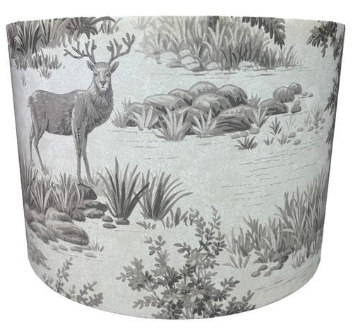Grey stag and deer - stag,