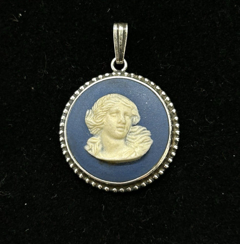 Vintage wedgwood blue - blue, white