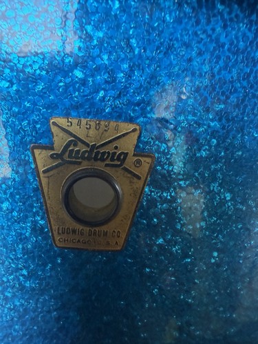 Ludwig vintage snare - drum, blue