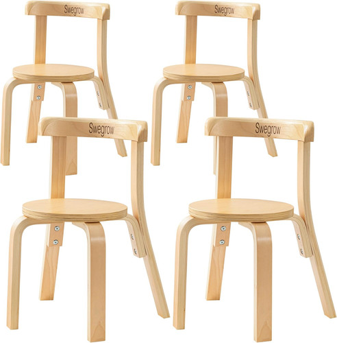 Natural wood kids stackable - wood,