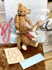 Miniature Antique Style Jointed Teddy Bear Making Kit Emily Farmer 2.5” Raggedy