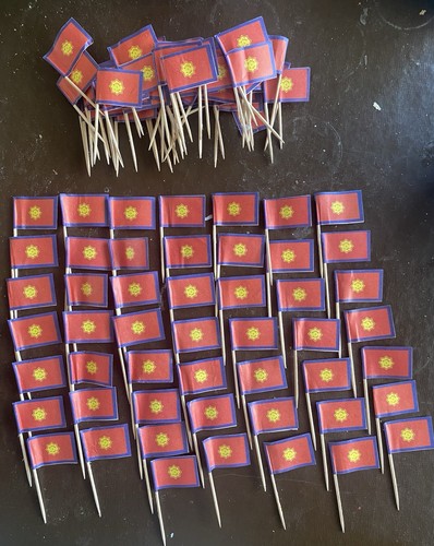 Salvation army mini flag cake - salvation,